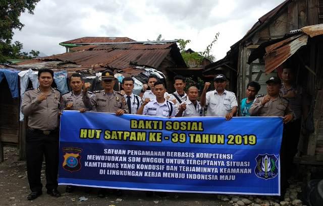 Polres Madina Bakti Sosial HUT Satpam ke 39 Tahun