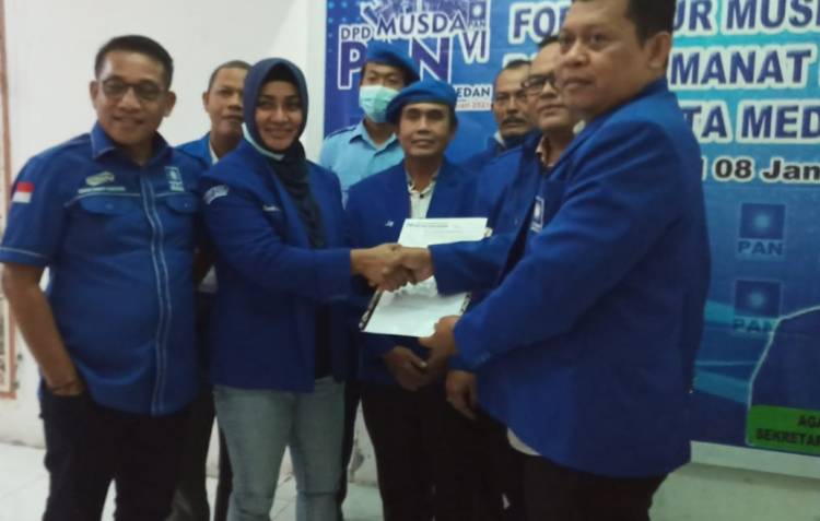 Lailatul Badri, Perempuan Pertama Calon Formatur di Musda PAN Medan