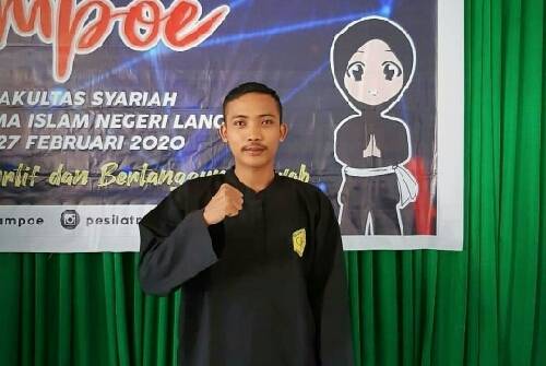 Alkausar Terpilih Ketua UKM Pencak Silat Rampoe IAIN Langsa