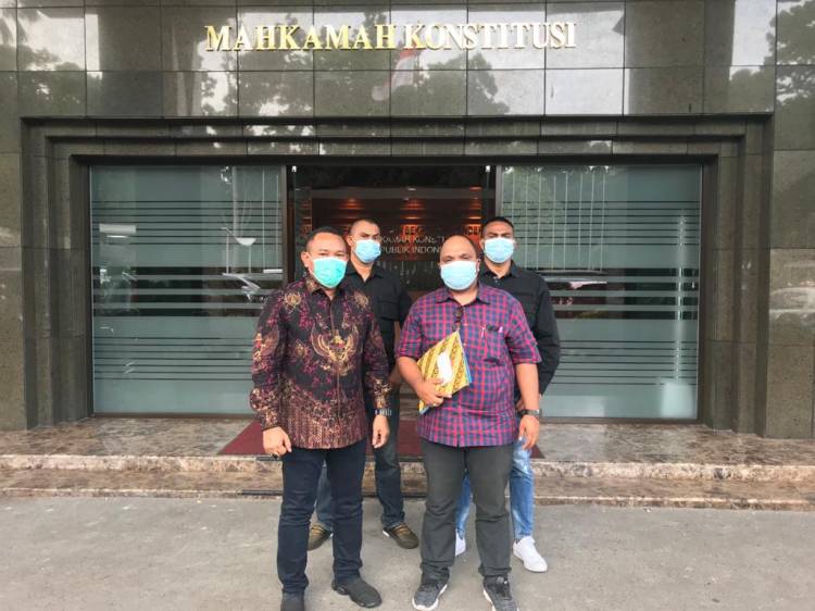 Pihak Terkait Pilkada Malaka Serahkan Berkas Perkara ke MK