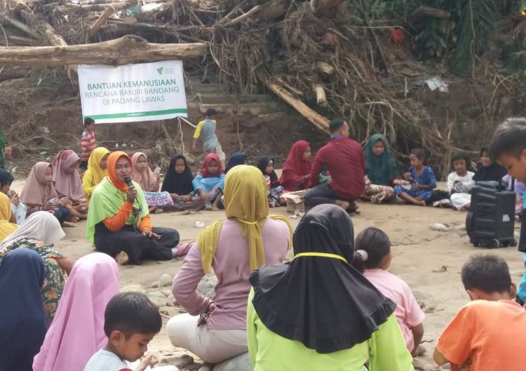 Pemulihan Pascabencana, DDW Ikut Dirikan Sekolah Gembira di Padang Lawas