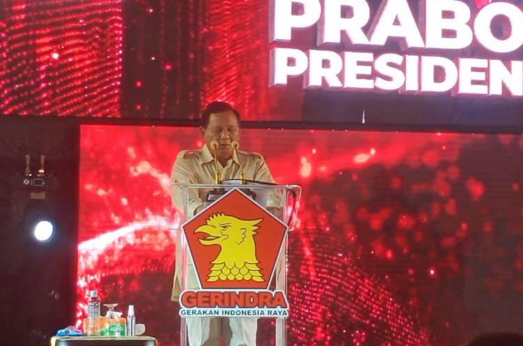 Prabowo Pidato Kebangsaan Hingga Lagu Anak Medan di Natal Nasional Partai Gerindra