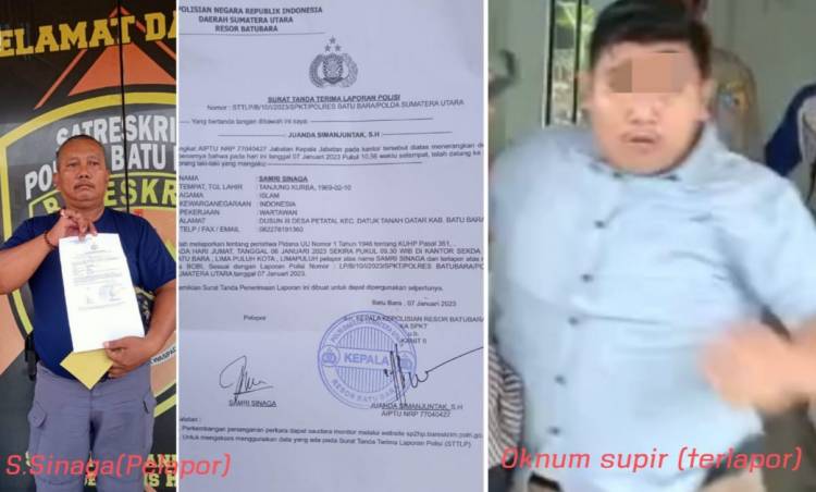 Bobby Aniaya Wartawan, Samri Sinaga Lapor ke Polres Batubara