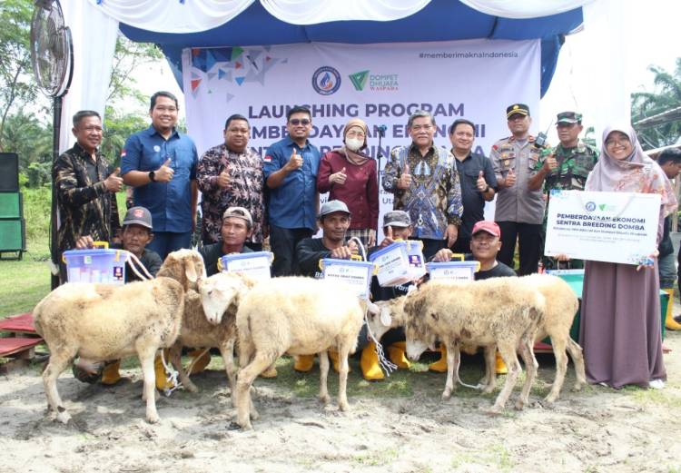 Wabup Deliserdang Resmikan Sentra Breeding Domba Kolaborasi YBM BRILiaN dan DDW