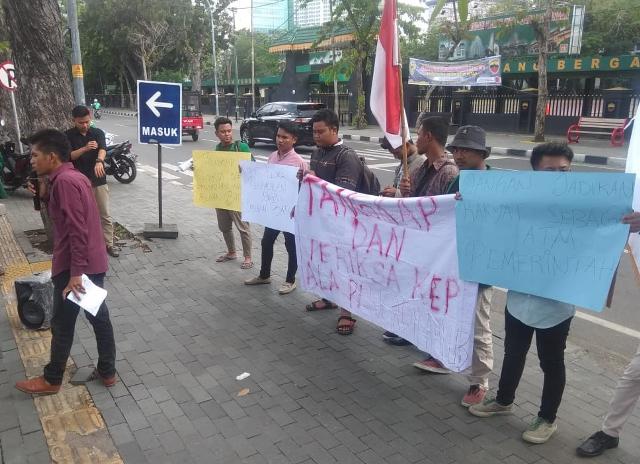 Ada Pungli, Massa IPEPMA Minta Kepala Pengadilan Negeri Labuhanbatu Dicopot
