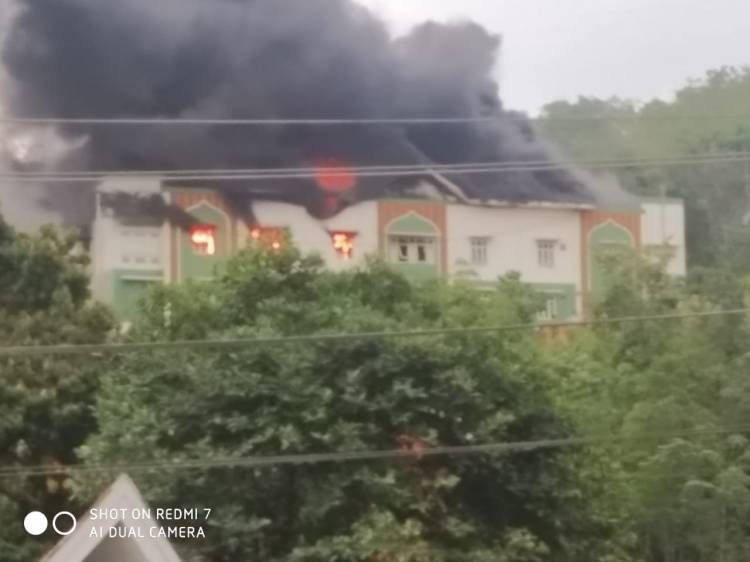 Pesantren di Mandailing Natal Terbakar