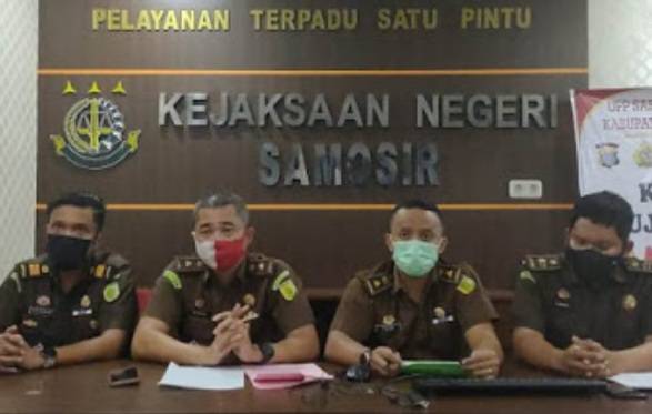Jabiat dan Sardo Tersangka Korupsi Bansos Covid-19 di Samosir