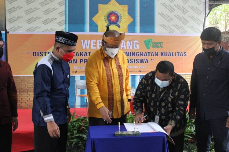 Pimpinan DDW dan Rektor UNPAB Medan MoU 5 Kesepakatan