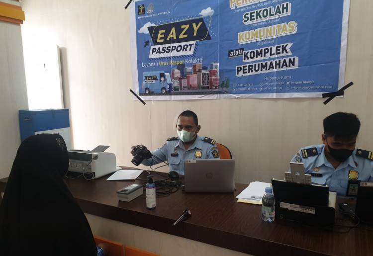 Gelar Eazy Passport, Imigrasi Sibolga Kemenkumham Sumut Dapat Apresiasi Pemkab Palas