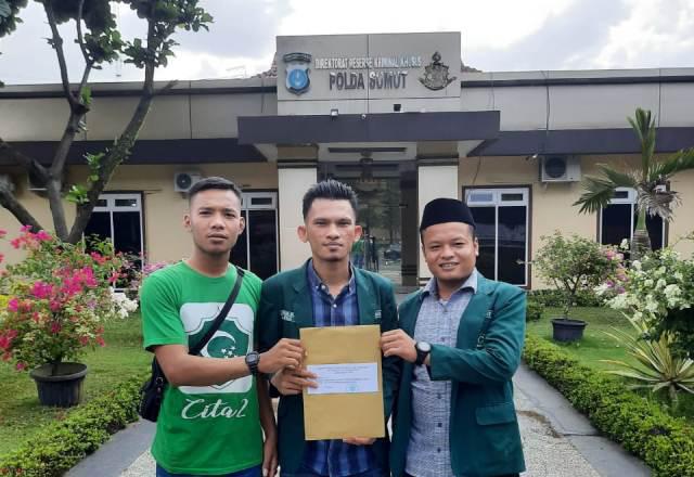 HIMMAH Laporkan Limbah PKS PT. KIP ke Polda Sumut
