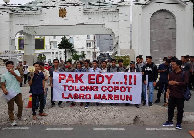 Lagi, Lasro Marbun kena Demo