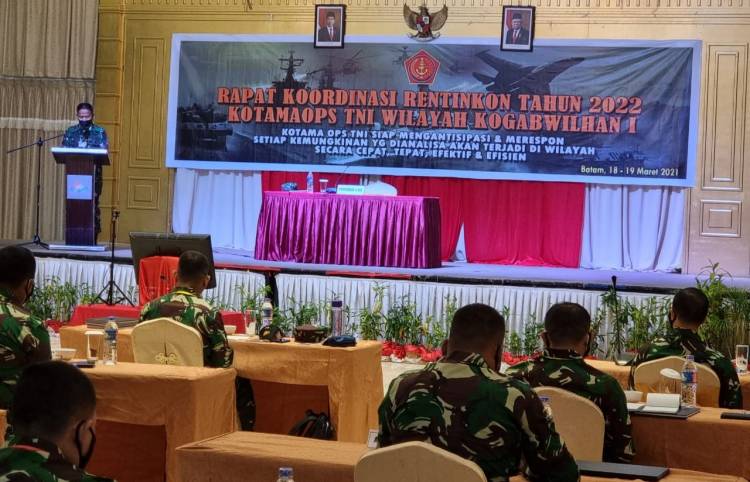 Pangdam I/BB Pimpin Rakor Rentinkon Kotamaops TNI Wilayah Kogabwilhan I
