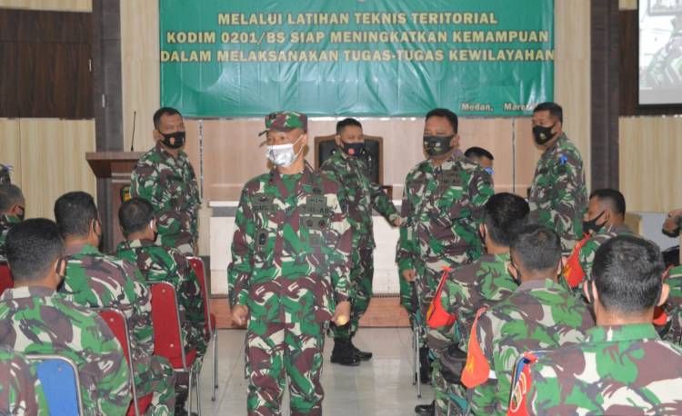 200 Prajurit Kodim Medan Ikuti Latihan Tehnis Teritorial
