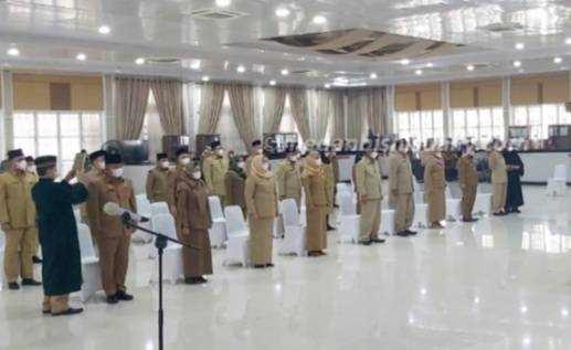 Ini 27 Nama Pejabat Eselon 3 Dilantik Gubsu, Toman dan Nirma "Terbang" dari DPRD Sumut