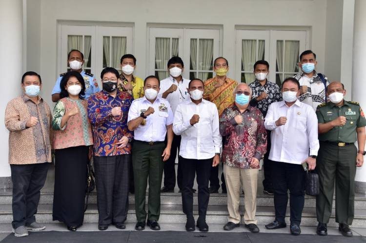 Gubernur Lemhannas Temui Gubsu Agenda FGD Politik Identitas