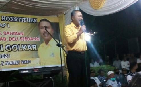 Rahman Tampung Aspirasi Warga Klambir V Kampung