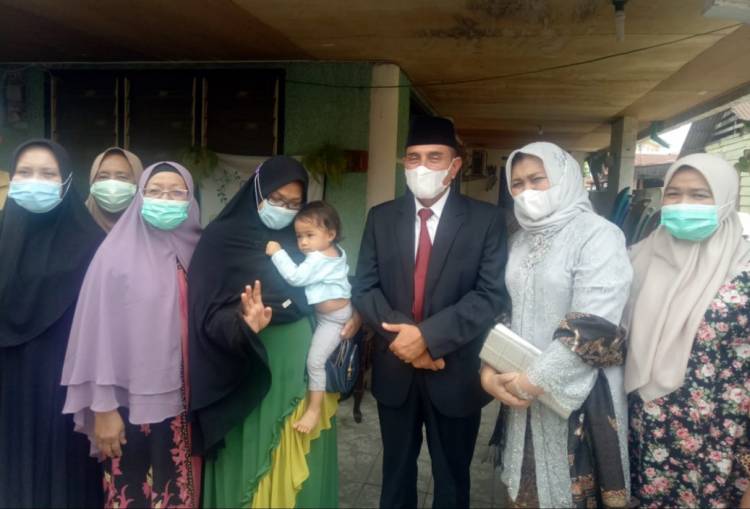 Gubsu Kunjungi Keluarga Wartawan Ilham Pane