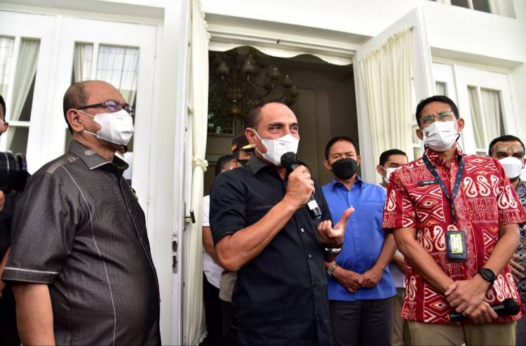 Gubsu Segera Laksanakan Tiga Poin Yang Disampaikan Sandiaga Uno