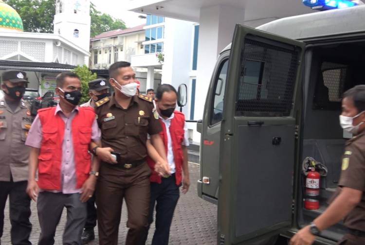 Korupsi Dana Covid-19, Sekda Samosir dan 3 Tersangka Dipaksa Tahan di Rutan Tanjung Gusta