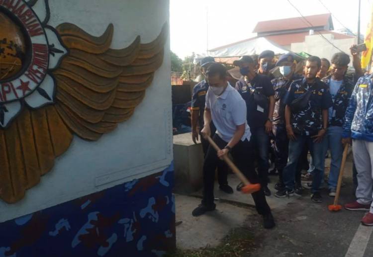 David Lubis Bongkar Pos AMPI Medan Polonia