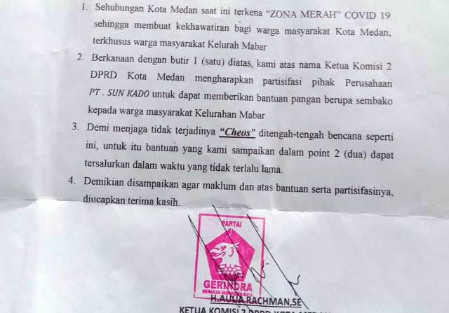 BKD DPRD Medan Harus Proses Aulia Rahman, Prabowo Diharap Merespon