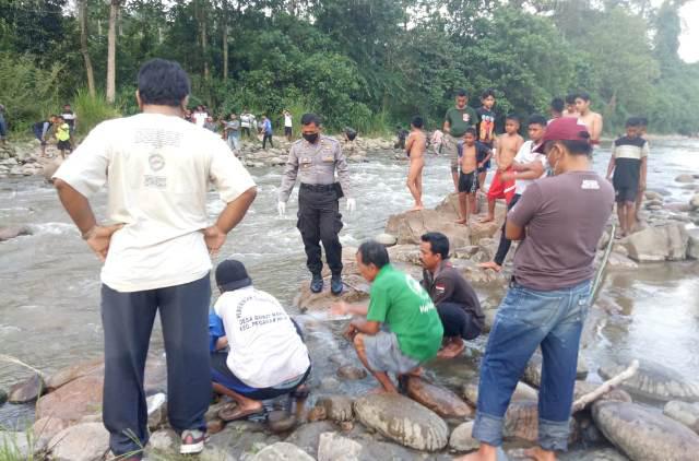 Warga Dusun Barisan Gereja Ditemukan Tewas Bugil di Sungai Lau Renun