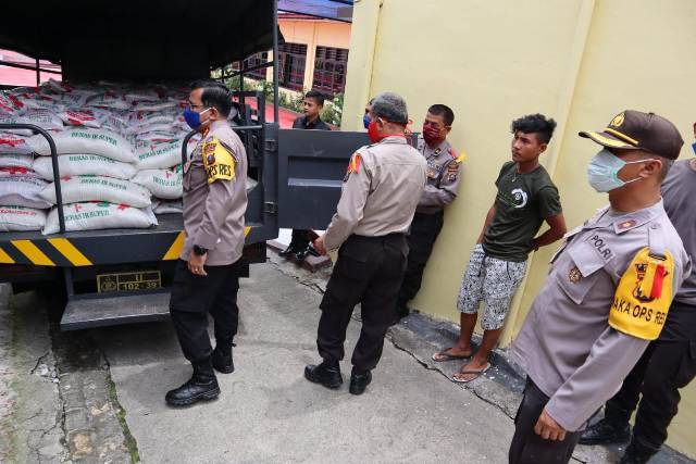 Dampak Covid-19, Polres Dairi Siapkan 10 Ton Besar Untuk Dibagikan ke Warga