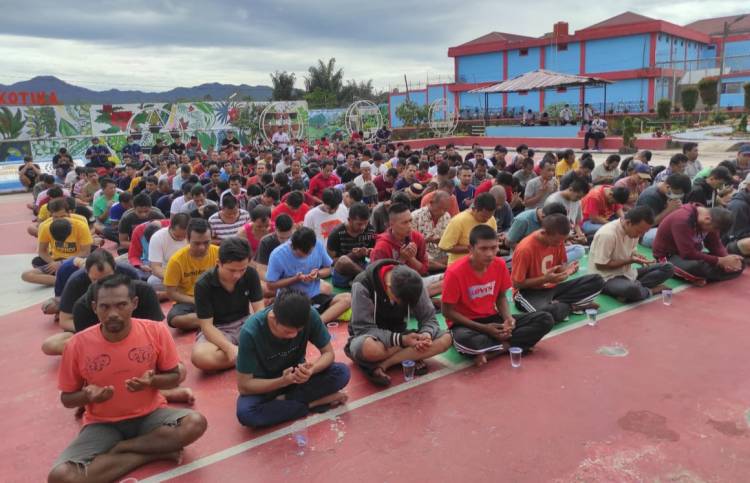 Lapas Narkotika Siantar Doa Bersama Hadapi Covid-19