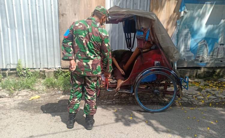 Mayat Pria Asal Nias Ditemukan di Atas Becak