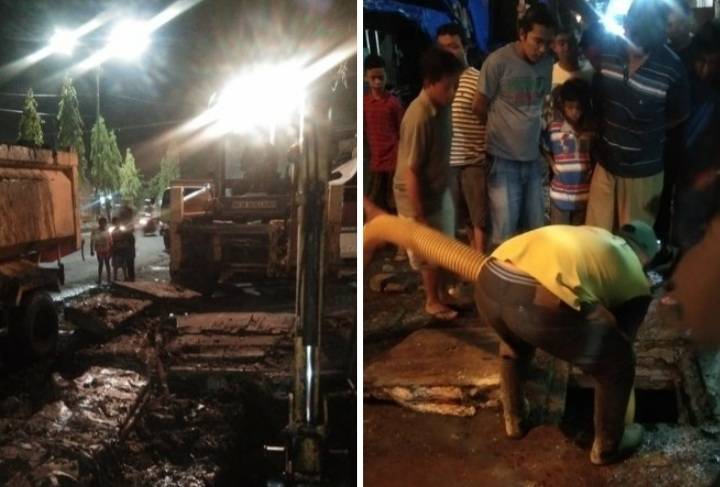 Dinas PU Turunkan Alat Berat, Katanya Agar Kota Medan Tak Banjir Lagi Saat Hujan