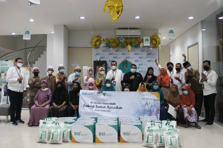 BSI KC Adam Malik da  DDW Berbagi Berkah Ramadan