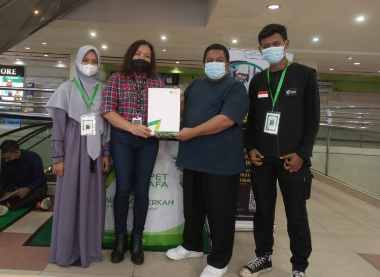 DDW Buka Gerai Zakat di Plaza Medan Fair