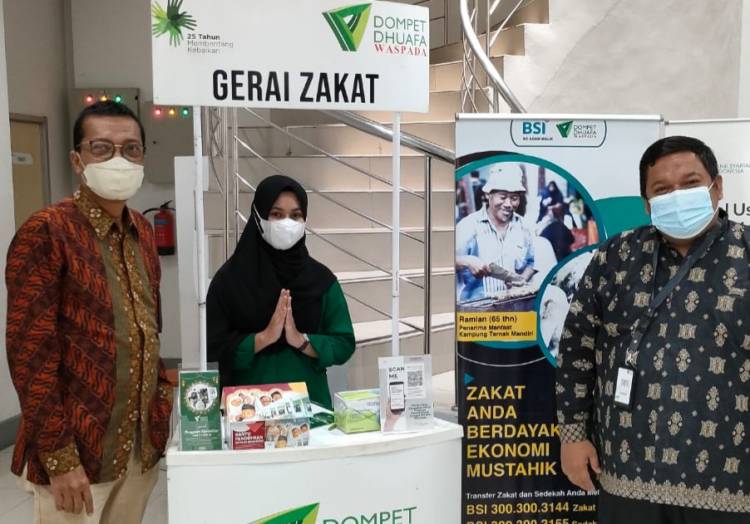 Ajak Masyarakat Berzakat, DDW Buka Gerai Zakat di BSI Adam Malik