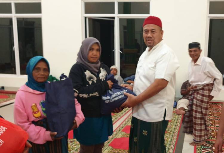 Tim Safari Dakwah DPW Persatuan Batak Islam Sumut Ikhtikaf di Masjid Nurul Huda Humbahas