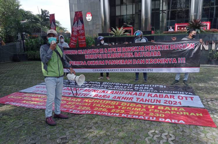 Demo Lagi, Gerbrak Minta KPK Jelaskan Kabar OTT di Batubara