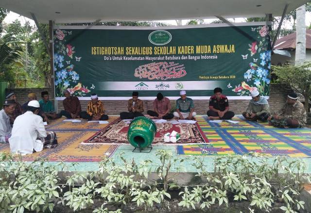 Aswaja Batubara Doa Bersama Untuk Corona Hilang dari Bumi Saat Idul Fitri