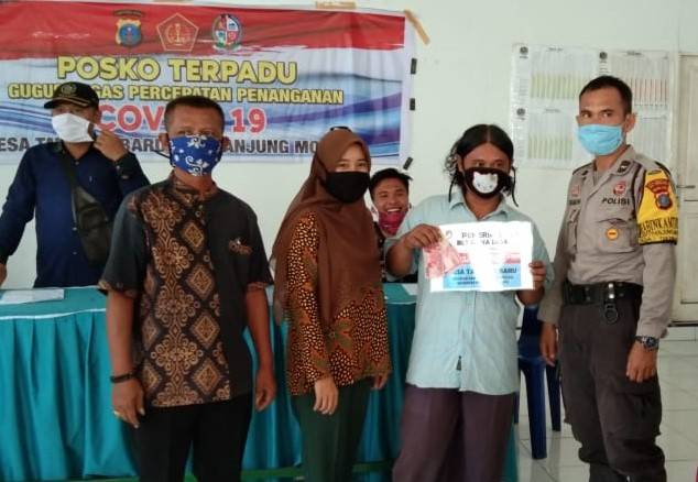 Tanpa Potongan, Warga Desa Tanjung Baru Deliserdang Terima BLT Dana Desa Rp 600 Ribu