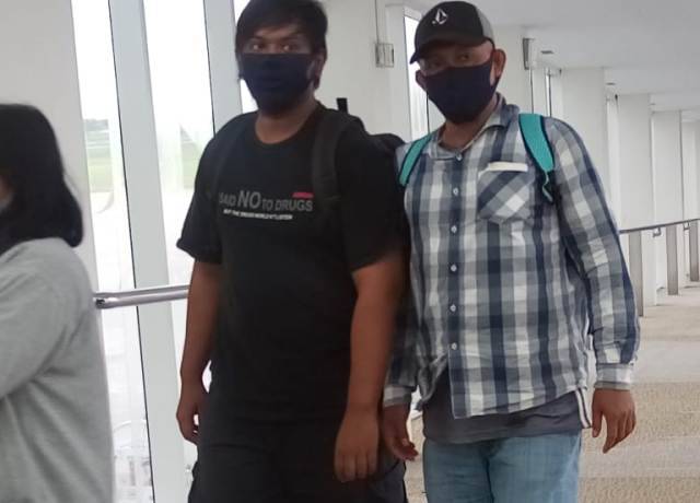 Bebas dari Nusakambangan, 2 Mantan Napiter Penyerang Mapolda Sumut Tiba di Kualanamu