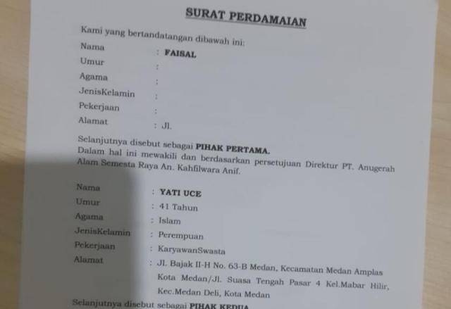 Tim Hukum: Yang benar, Adik Wagub Sumut yang minta maaf sebelum cabut laporan