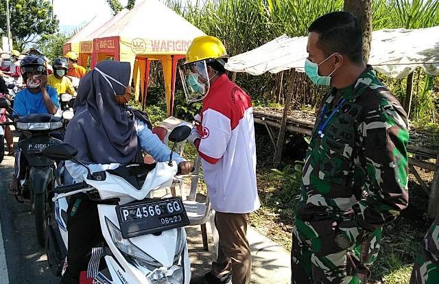 Letkol La Ode Ingatkan Petugas Posko Covid-19 Perbatasan Tetap Jaga Diri