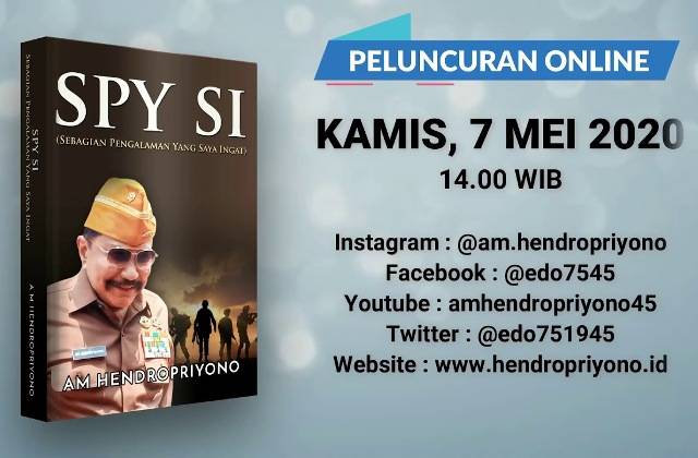  Diusia 75 Tahun, Mantan Kepala BIN Luncurkan Buku Otobiografi SPY SI