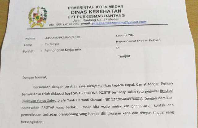 Warga Medan Heboh, Kasir Swalayan Brastagi Positif Corona