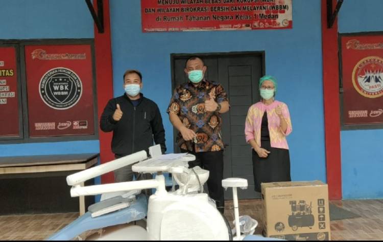 Rutan Medan Dapat Hibah Alat Medis Canggih Buatan China dari Anggota DPRD Sumut