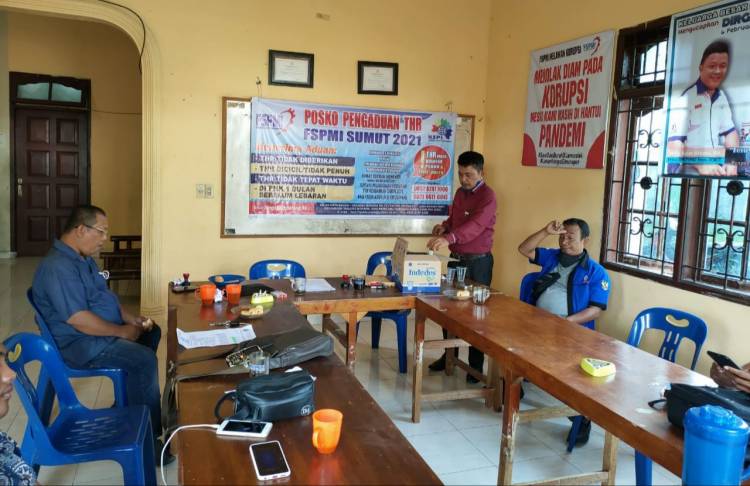 FSPMI Sumut Buka Posko Pengaduan THR 2021, Ini Nomor Call Center 