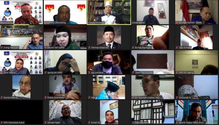 AHY Bersama Tokoh Ormas Lintas Agama Bahas Pancasila dan Bedah RUU HIP