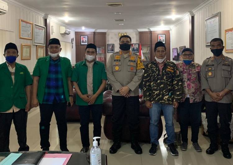 GP Ansor Medan Silaturrahim ke Kombes Pol Riko Sunarko