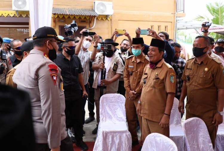 Kapolda Sumut Ajak Kades di Batubara Sosialisasikan New Normal