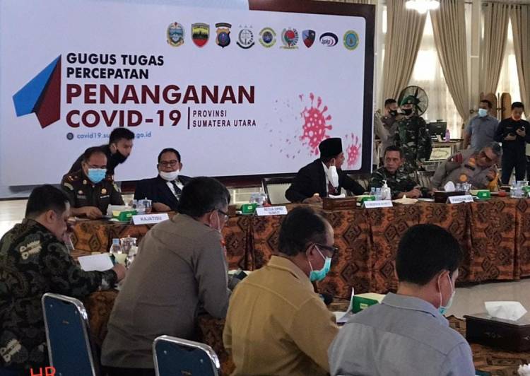 Edy Bahas Konsep New Normal Bersama Perwakilan Dunia Usaha di Sumut