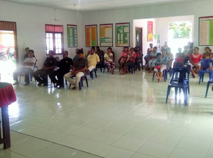 Puluhan Warga Gajah Sakti Datangi Kantor Desa, Tuntut Keadilan Bantuan Dampak Covid-19