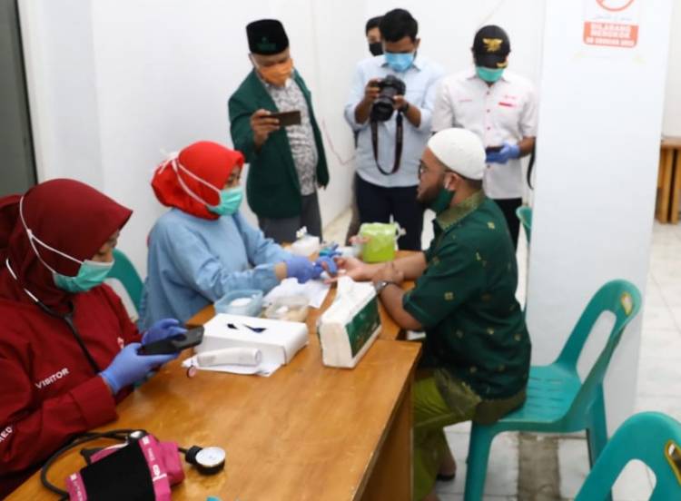PMI Medan Kekurangan Stok, Al Jam'iyatul Washliyah Sumut Adakan Donor Darah
